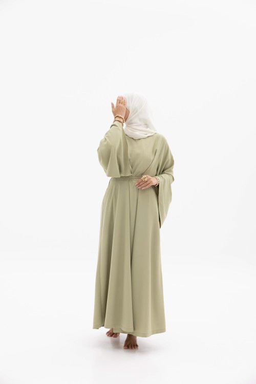 Robe Clarisse Vert amande