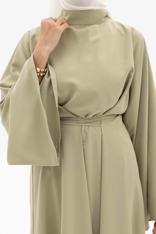 Robe Clarisse Vert amande