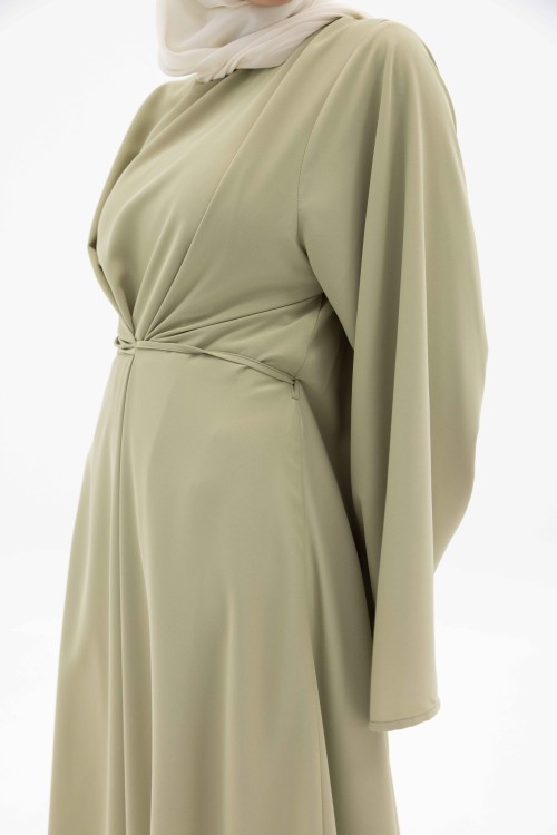 Robe Clarisse Vert amande