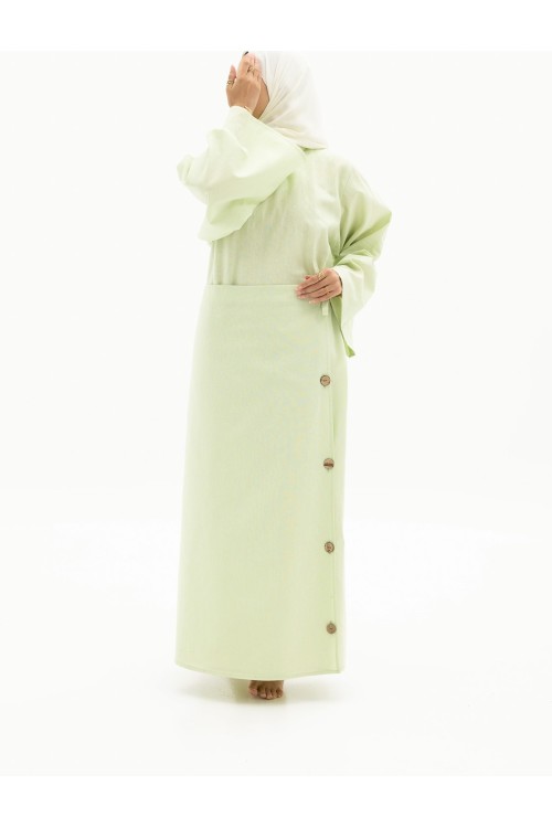 Robe Berta Vert anis