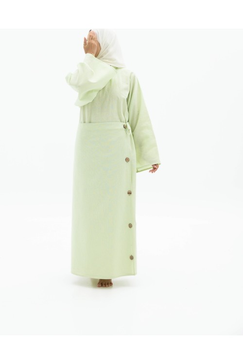 Robe Berta Vert anis