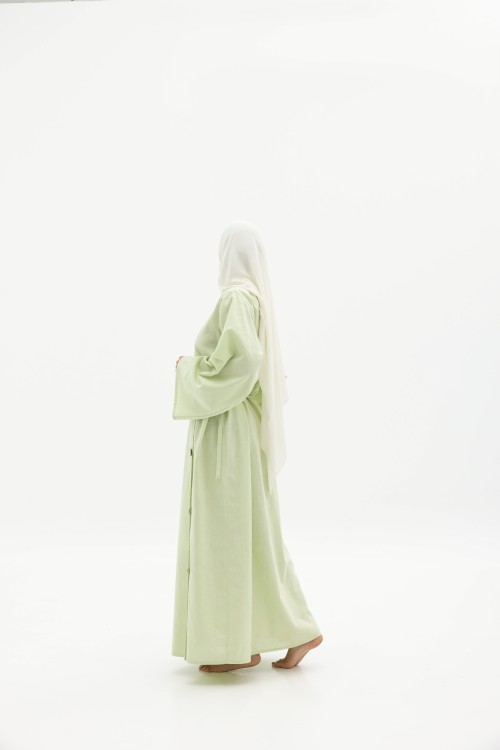 Robe Berta Vert anis