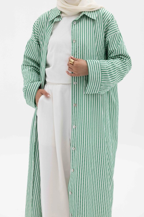 Chemise en popeline Anna Verte
