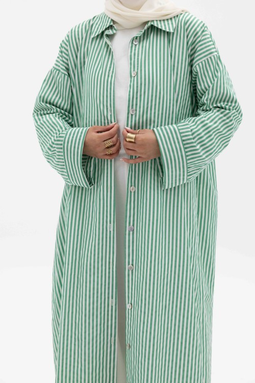 Chemise en popeline Anna Verte