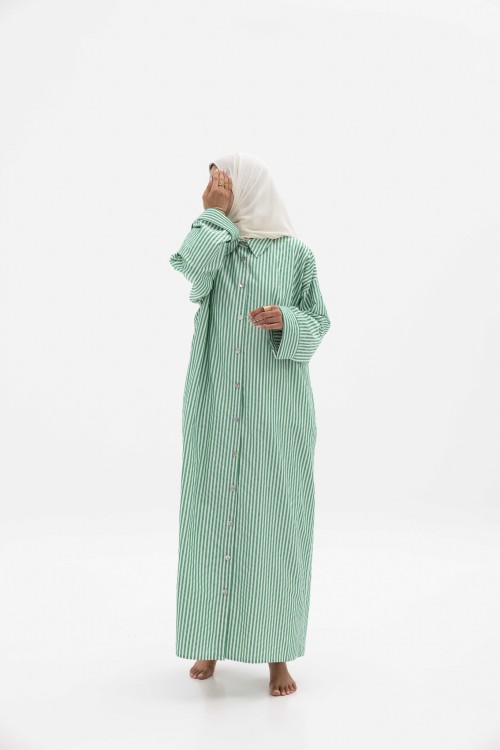 Chemise en popeline Anna Verte