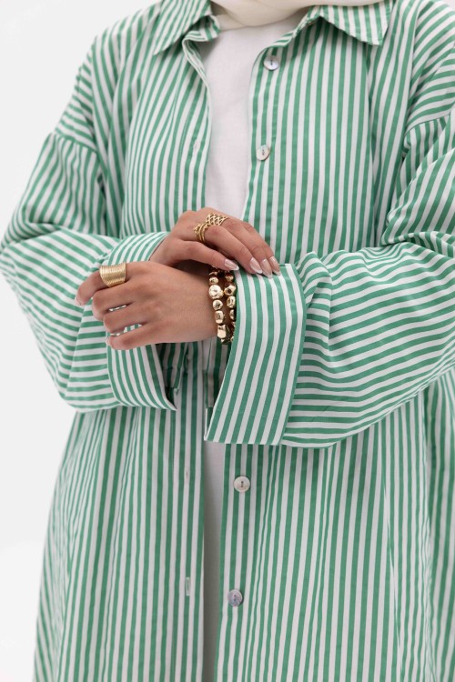 Chemise en popeline Anna Verte