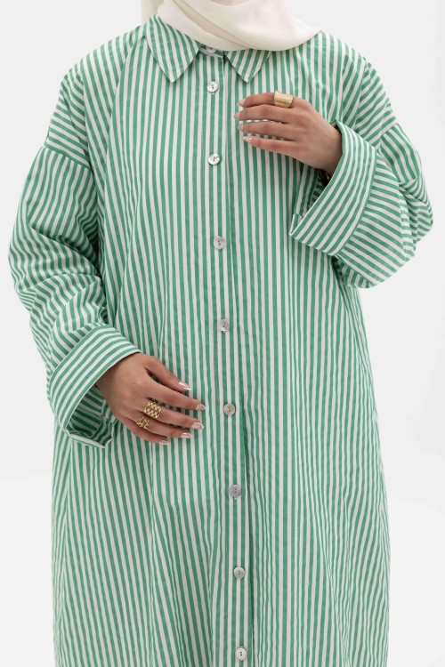 Chemise en popeline Anna Verte