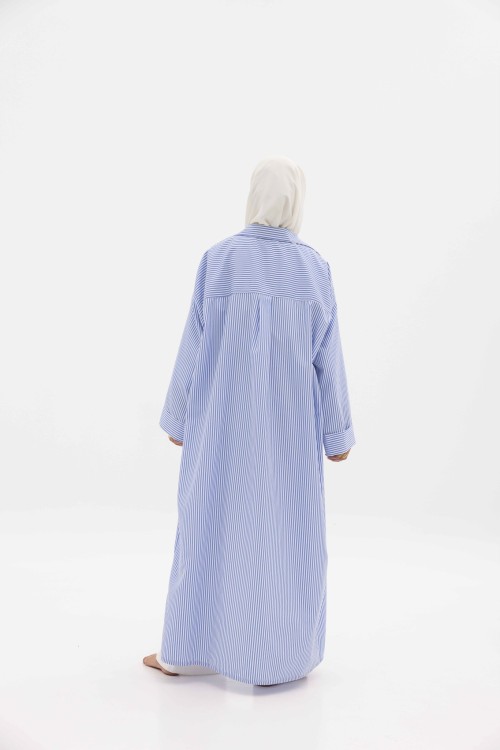 Chemise en popeline Anna Bleu