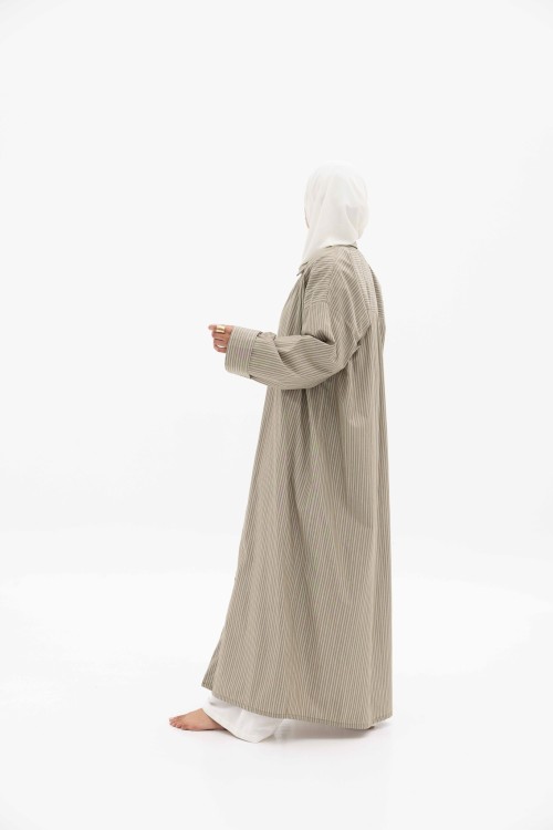 Chemise en popeline Anna Taupe