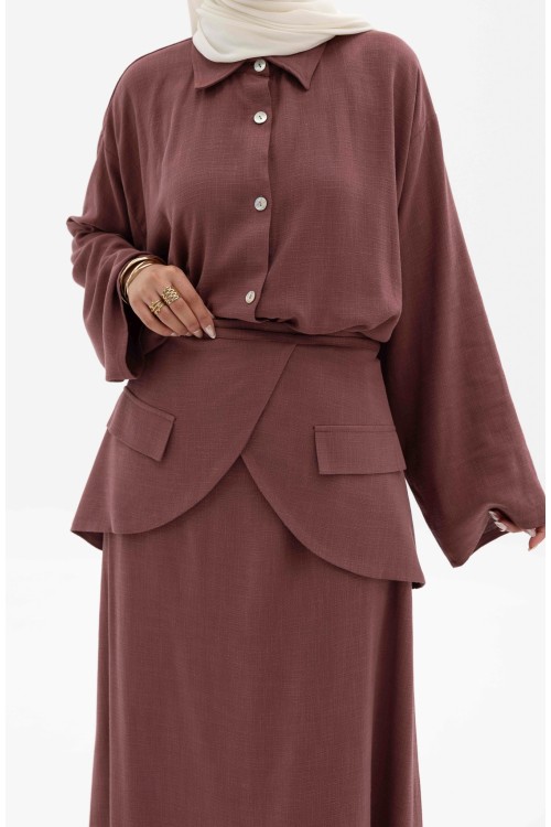 Ensemble Méa pourpre