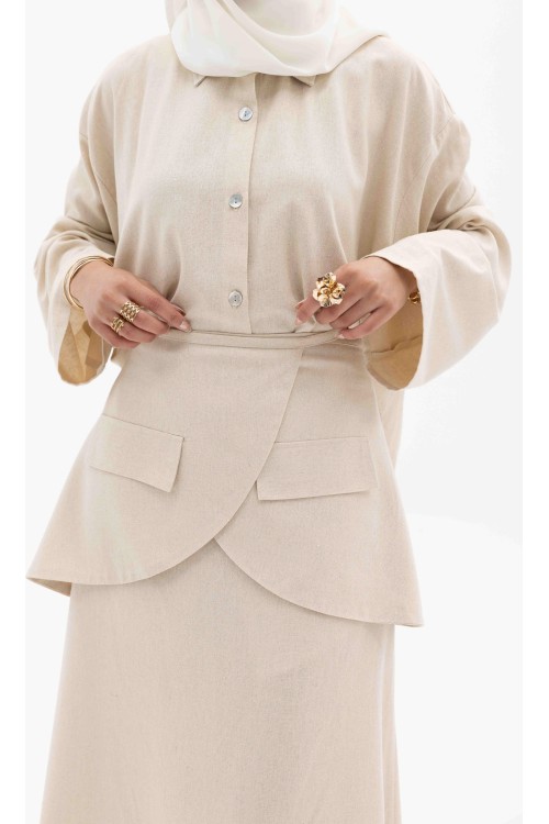Ensemble Méa beige