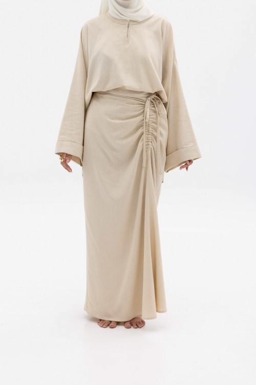 Chemise Lana En lin Beige