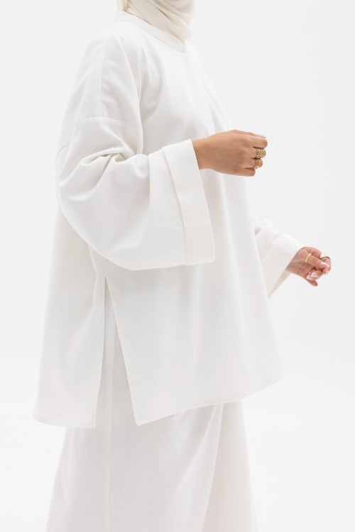 Chemise Lana En lin Blanc