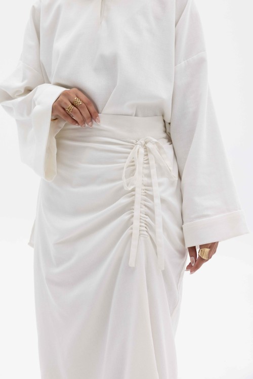 Chemise Lana En lin Blanc