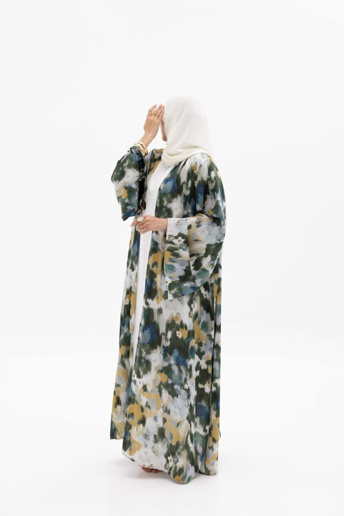 Abaya Flora Green