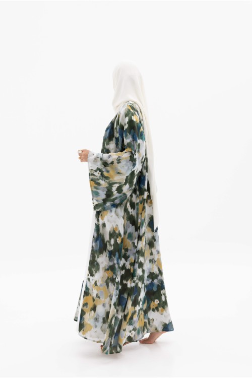 Abaya Flora Green