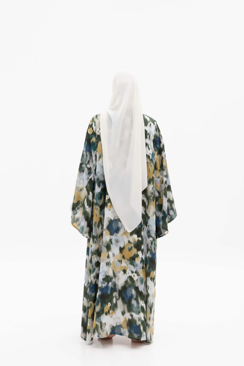 Abaya Flora Green