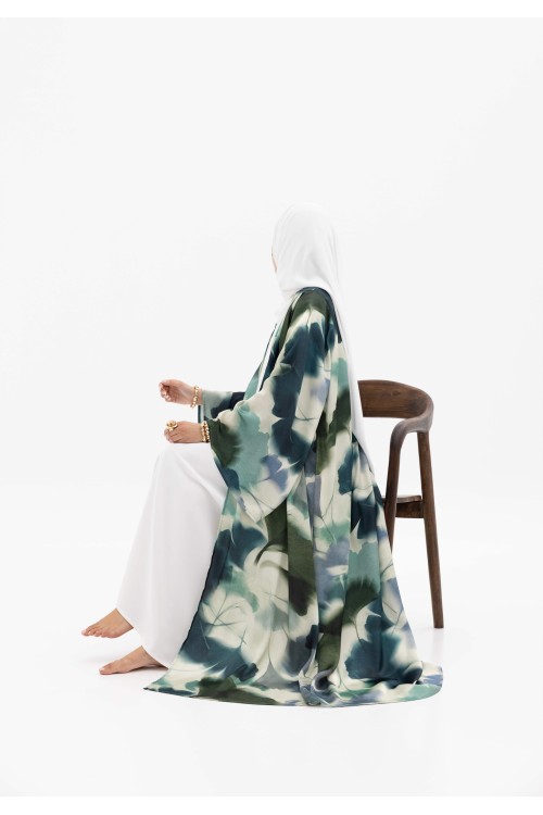 Abaya Flora Blue
