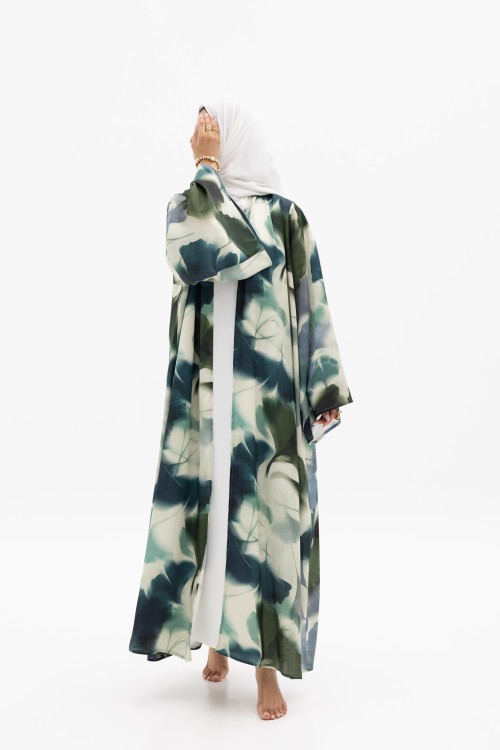 Abaya Flora Blue