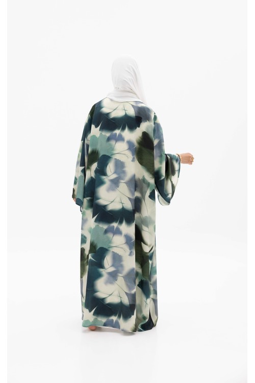 Abaya Flora Blue