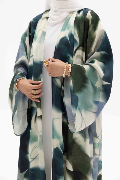 Abaya Flora Blue
