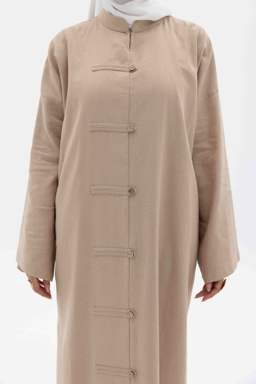 Robe Gaya En lin Beige