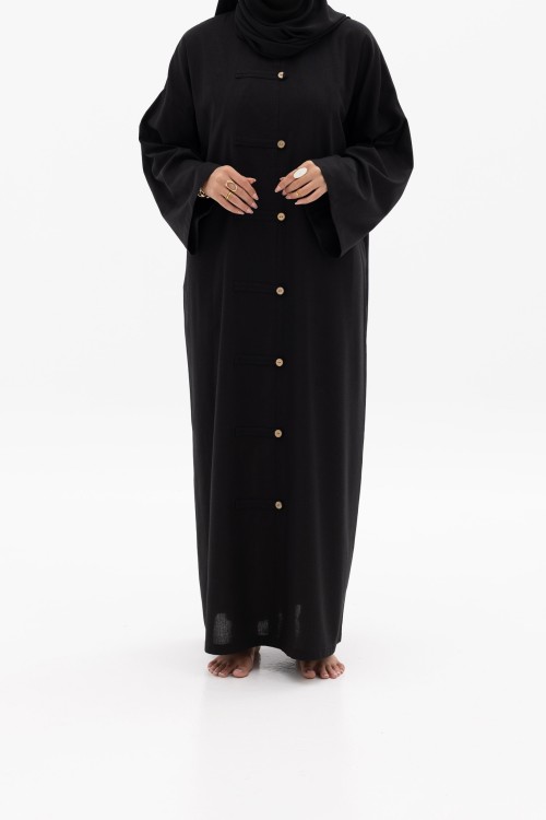 Robe Gaya En Lin noir