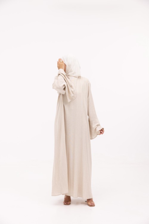 Robe Amélia Beige rayé