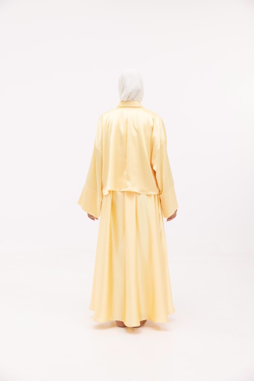 Ensemble Lilou Jaune satiné