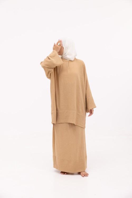 Ensemble Sol Beige foncé