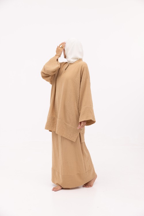 Ensemble Sol Beige foncé