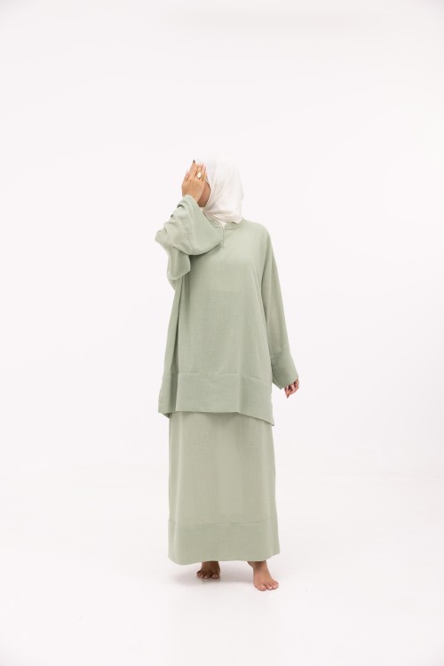 Ensemble Sol Vert pistache