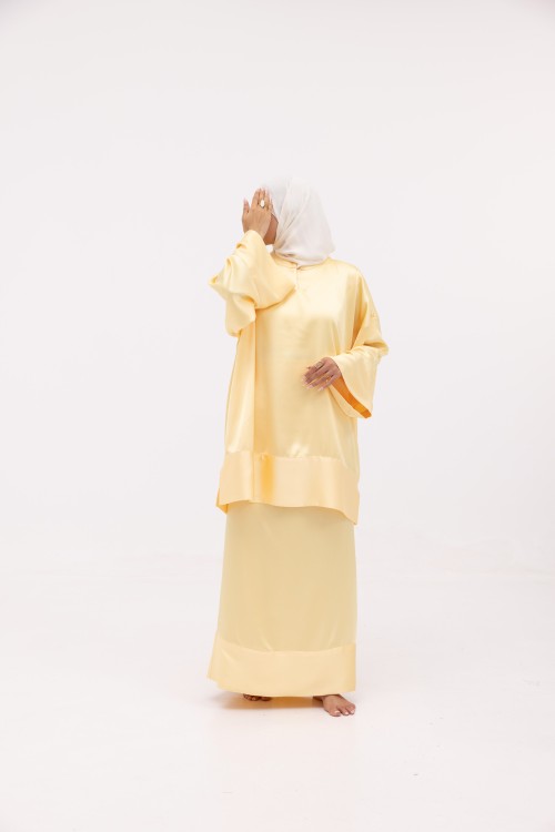 Ensemble Sol Jaune satinée
