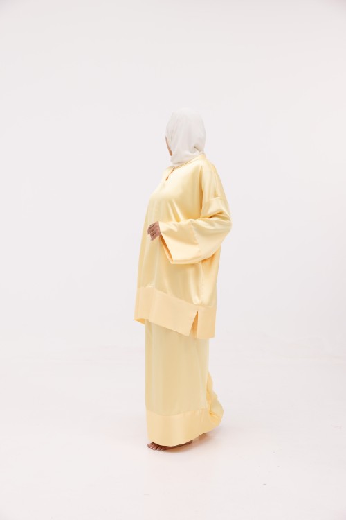 Ensemble Sol Jaune satinée