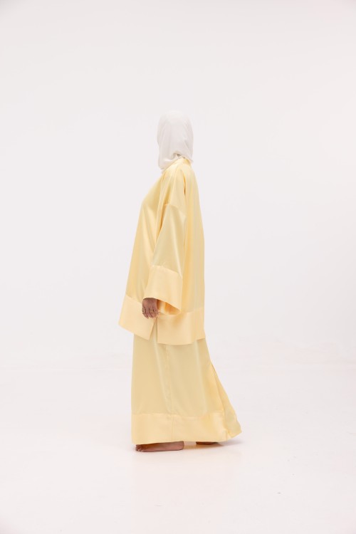 Ensemble Sol Jaune satinée