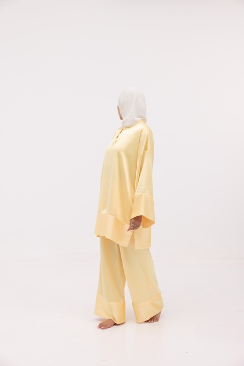 Ensemble Sol Jaune satinée