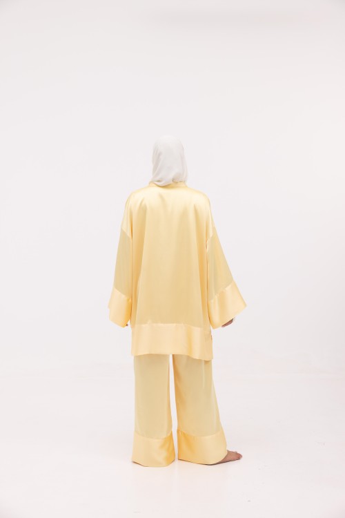 Ensemble Sol Jaune satinée