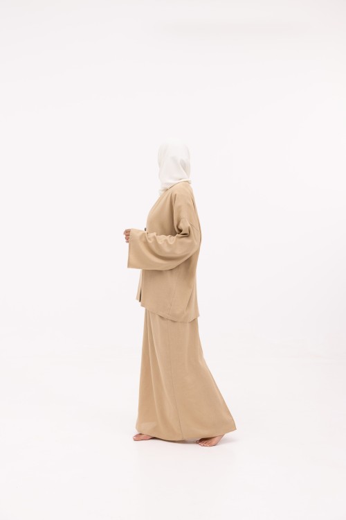 Ensemble Olivia En lin beige