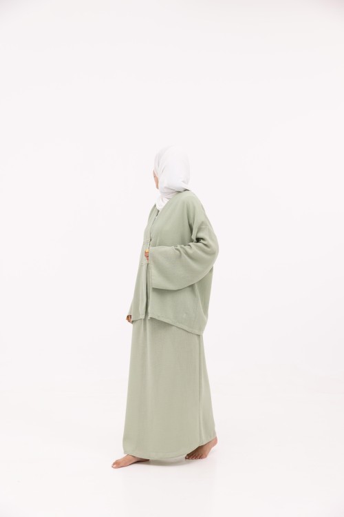 Ensemble Olivia En lin pistache
