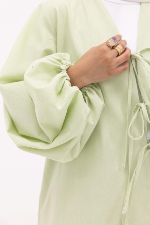Ensemble Mery vert anis