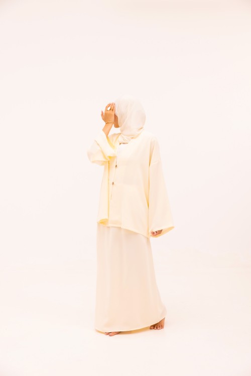 Ensemble Olivia Jaune beurre