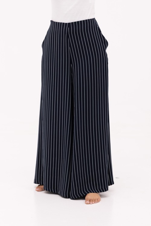 Palazzo Summer rayé bleu