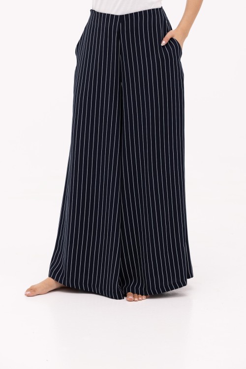 Palazzo Summer rayé bleu
