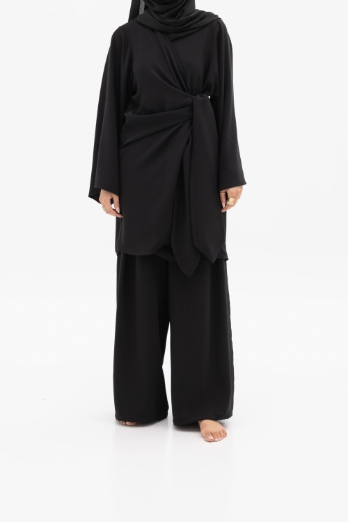 Ensemble Anita en lin noir