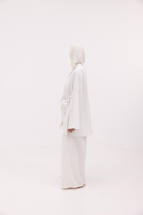 Chemise Julia en lin blanche