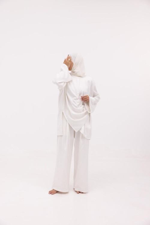 Chemise Julia en lin blanche