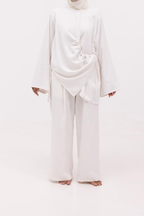 Chemise Julia en lin blanche