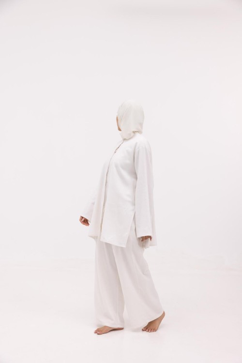 Chemise Julia en lin blanche