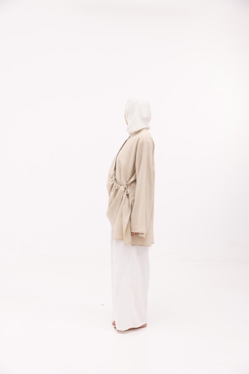 Chemise Julia en lin beige