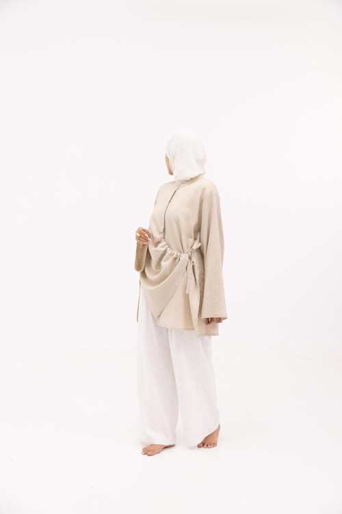 Chemise Julia en lin beige